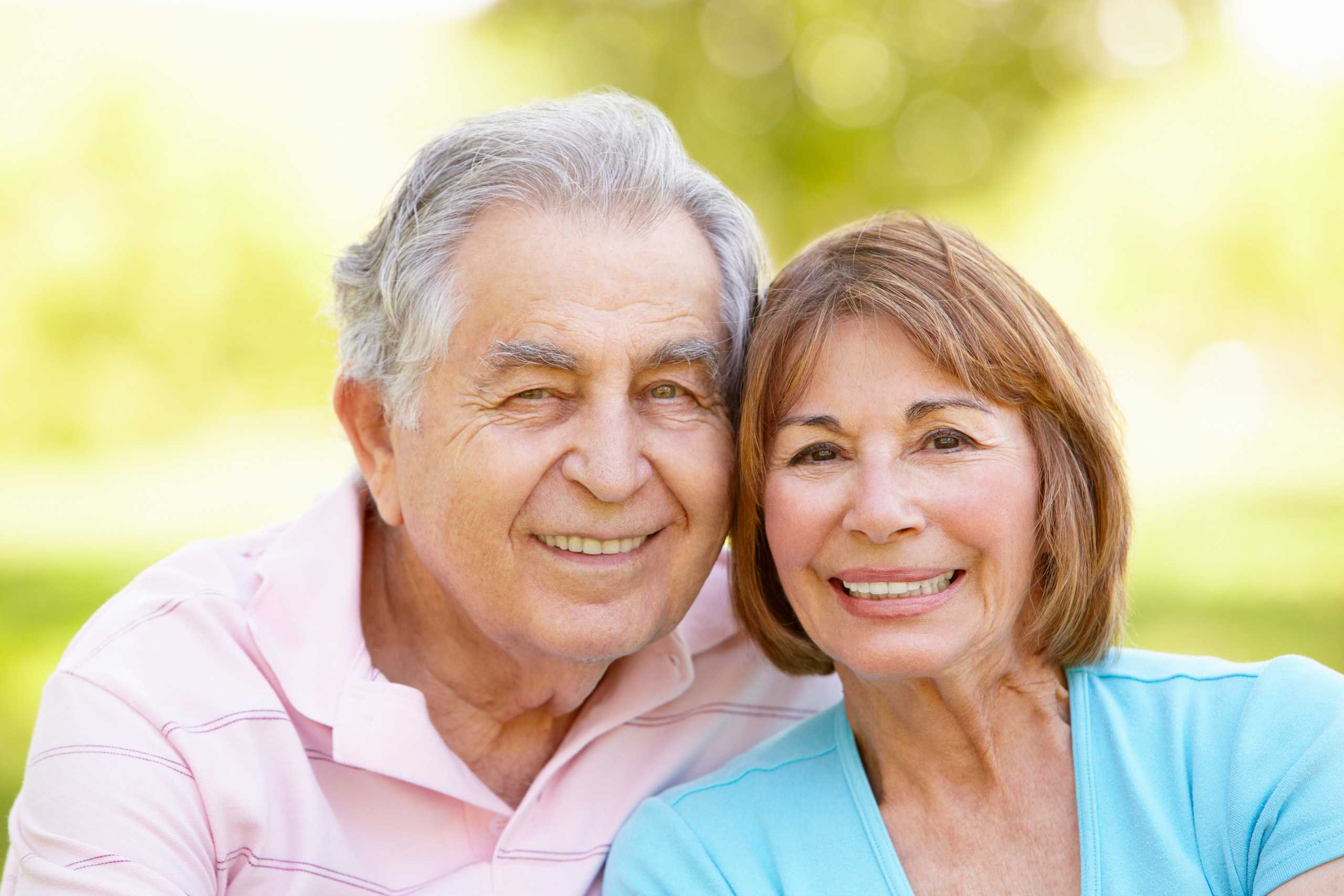 happy elderly couple